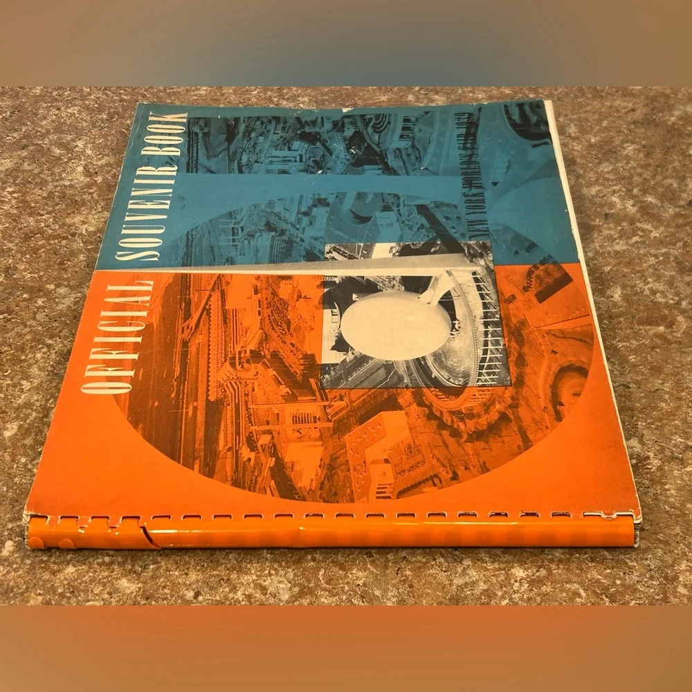 1939 New York World's Fair Official Souvenir Book, Vintage Coffee Table Book